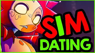 Sun and Moon Dating Sim - FNAF Pizzaplex After Hours - CREEPY Ending - FNAF (No Commentary Gameplay)