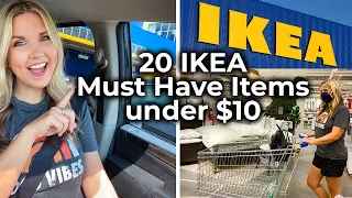 20 IKEA Must Have Items Under $10 - Decor + Organization from IKEA