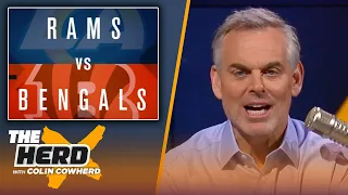 Colin Cowherd reveals his Super Bowl LVI prediction, Rams or Bengals | NFL | THE HERD