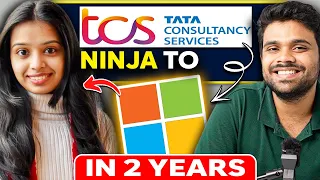 Journey from TCS Ninja 🥷 to Microsoft SDE | Preparation | Microsoft Interview Process