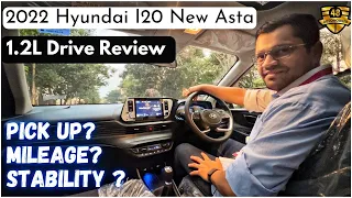 2022 Hyundai New i20 Asta 1.2L Detailed Drive Review In Hindi - Pickup, Stability, Mileage ???