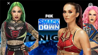 WWE2K22 SMACKDOWN SHOTZI VS TEGAN NOX