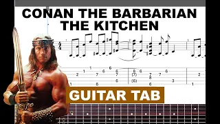 Conan The Barbarian - The Kitchen (Orgy) Fingerstyle Guitar Tab