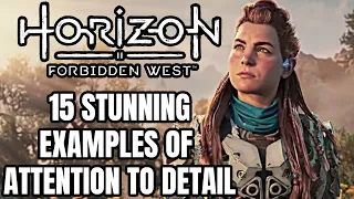 Horizon Forbidden West - 15 Examples of INCREDIBLE Attention To Detail