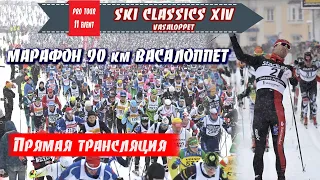 Марафон 90 км ВАСАЛОППЕТ. Прямая трансляция // Ski Classics 11 event 5/03/2023