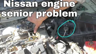 Nissan twin 16 valve engine  sensor problem . Nissan engine