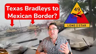 Did Texas Send Bradleys to the Mexican Border?