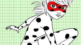 Как нарисовать Леди Баг/Drawing Lady Bug, Miraculous