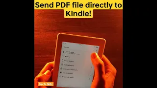 Send PDF directly to kindle! #shorts #kindle