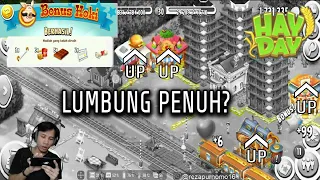 #188 | klaim bonus hoki upgrade 3 bangunan kota dan kereta | HAYDAY INDONESIA