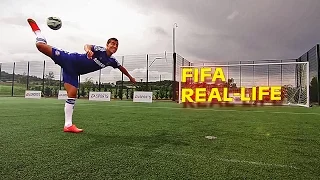 Insane FIFA 15 Skill Moves & Tricks in REAL-LIFE (PART 1)