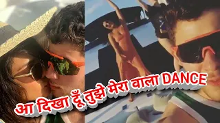 Priyanka And Nick Dance On A Bollywood Song | Sucker| Miami Holidays