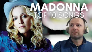 MADONNA - My TOP 10 SONGS (the journey so far!)