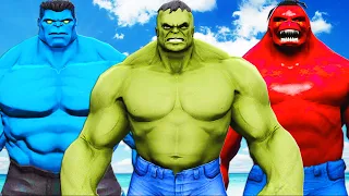 The Ultimate Hulk vs Blue Hulk & Red Hulk 2099 - Epic Battle
