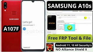 Samsung A10s Frp Bypass 2022 | Samsung A10s FRP Bypass Android 11 Alliance Shield X Not Working