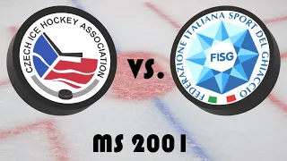 Mistrovství světa v hokeji 2001 - Osmifinále - Česko - Itálie