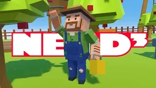 Nerd³ builds a Tiny Town in VR in Tiny Town VR
