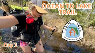 Backpacking from Lake Okeechobee to the Atlantic Ocean | Ocean to Lake Trail Day 1