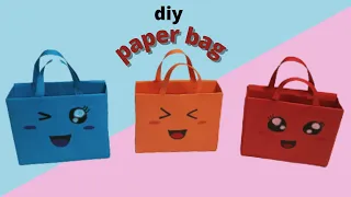 como fazer mini sacolinhas de papel |sacolinha de origami | origami craft