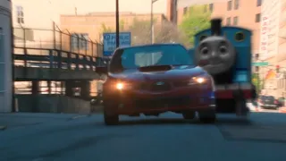 that one car chase scene