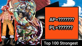 Top 100 Strongest one piece characters power levelsOne piece power Levels#onepiece #anime #luffy