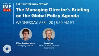 IMF Managing Director's Press Briefing on the Global Policy Agenda