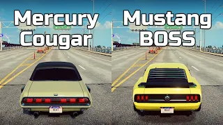 NFS Heat: Mercury Cougar vs Ford Mustang BOSS 302 - Drag Race