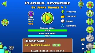 Platinum Adventure | Geometry Dash (All FOUR Coins?!)