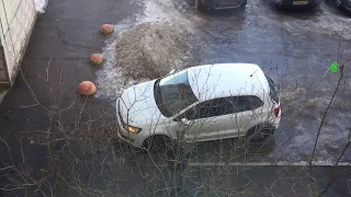 Парковка уровень Бог 2 / Королева парковки / Парковка во дворе / Девушка за рулем