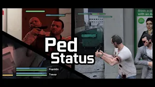 Как скачать мод Ped Status - Health and Armor Display в GTA 5