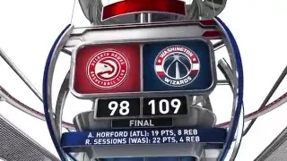 Atlanta Hawks vs Washington Wizards - April 13, 2016