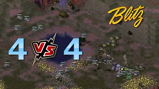 Red Alert 2 Yuri's Revenge - 4 vs 4