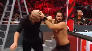 Seth Rollins vs Baron Corbin - intercontinental Championship TLC Match Part 1/1 Raw: Dec 10, 2018