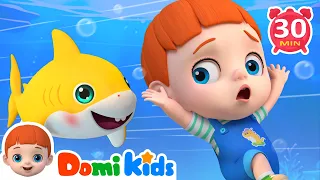 Baby Shark🐟️🐟️Baby Shark Doo Doo Doo Dance + More Domikids Nursery Rhymes & Kids Songs - Baby Songs