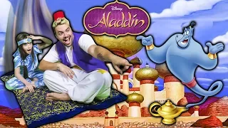 ALADDIN E O GÊNIO DA LÂMPADA SALVARAM A PRINCESA JASMINE DO VILAO JAFAR !!