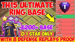 Best Th15 KILLER WAR Base With LINKS  Th15 Anti 2 Stars TH15 WAR BASE | New Best Th15  War Base 2022