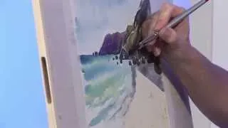 FW Acrylic Ink Demonstration - Seascape with Louise Bougourd