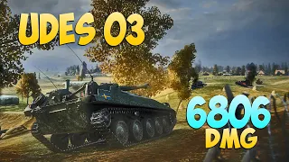 UDES 03 - 5 Frags 6.8K Damage - The base is not for victory! - World Of Tanks