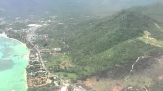 Flight to Koh Samui, Thailand