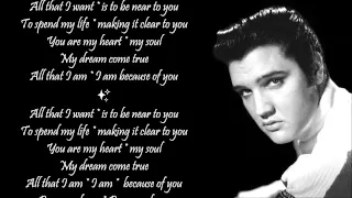 Elvis Presley ♥⁀♥ All That I Am