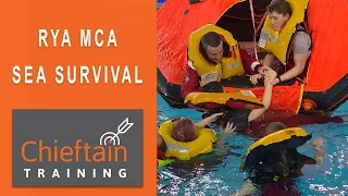 RYA MCA Sea Survival Training Course at Chieftain Training