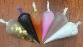 [TEST]Making Slime Piping Bags - Crunchy Slime #1