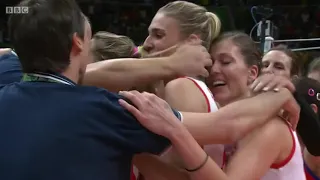 Serbia vs. USA - Rio 2016 Olympics Women's Semi Finals - final moments