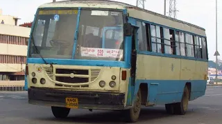 old RED BTS buses of 80s bangalore