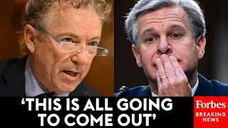 'You Paid Them $3 Million': Rand Paul Grills FBI Director On Censoring Americans On Social Media