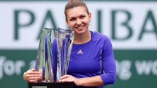 2015 BNP Paribas Open Final WTA Highlights | Simona Halep vs Jelena Jankovic