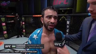 UFC Vegas 33 Заррух АДАШЕВ - Слова После Боя | Заррух АДАШЕВ – Райан БЕНУА | Бой АДАШЕВ - БЕНУА