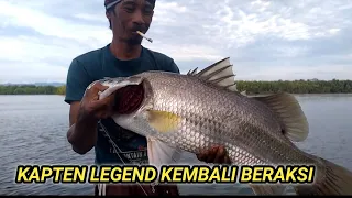 Panen kakap putih besar || Mancing di sarang predator muara || Muara bebanir, berau-kaltim