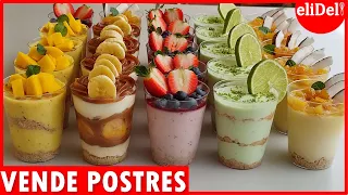 5 POSTRES para VENDER sin HORNO Gana DINERO desde CASA con POSTRES muy RENTABLES