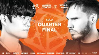 WING 🇰🇷 vs IMPROVER 🇷🇺 | GRAND BEATBOX BATTLE 2023: WORLD LEAGUE | Solo Quarter Final